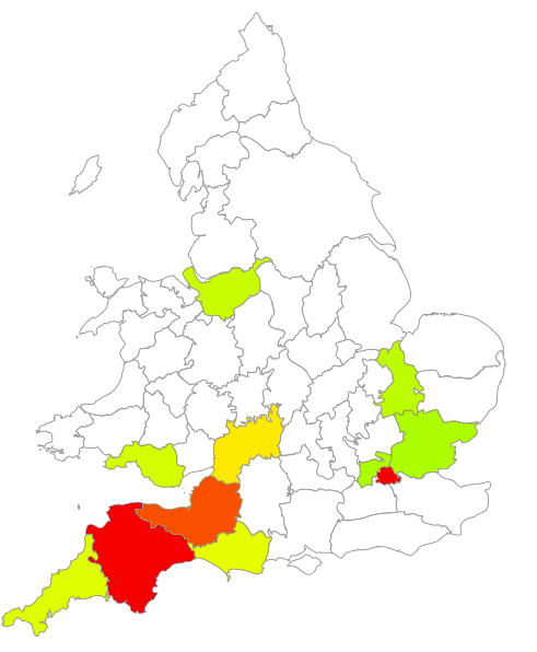 Melhuish in England and Wales 1841